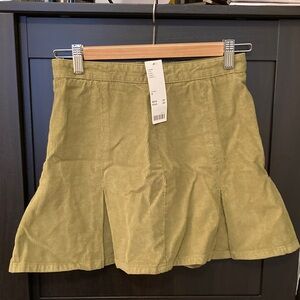 NWT BDG x Urban Outfitters Olive Green Corduroy Skirt